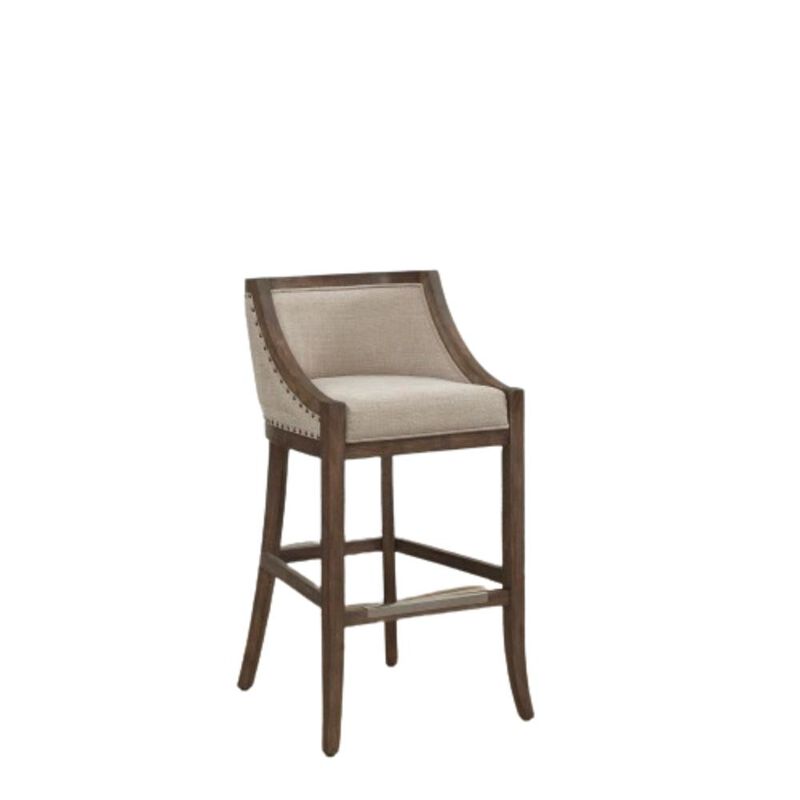 Michelle 26" Bar Stool - Warm Brown