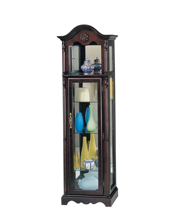 ACME Lindsey Curio Cabinet, Cherry