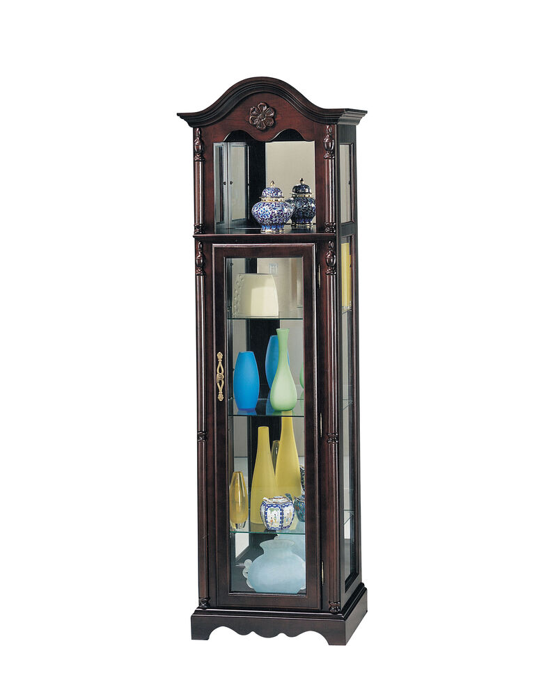 ACME Lindsey Curio Cabinet, Cherry