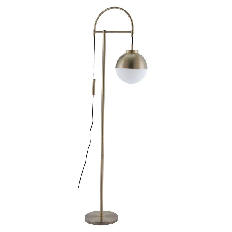 Belen Kox Floor Lamp White & Brushed Brass