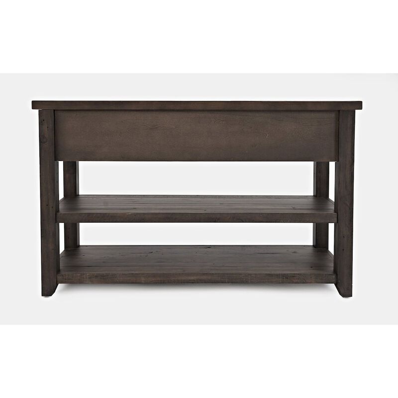 Jofran Madison County Rustic Reclaimed Pine Farmhouse Harris 50 Sofa Console Table