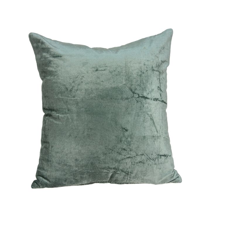 20" Sea Foam Cotton  Solid Throw Pillow