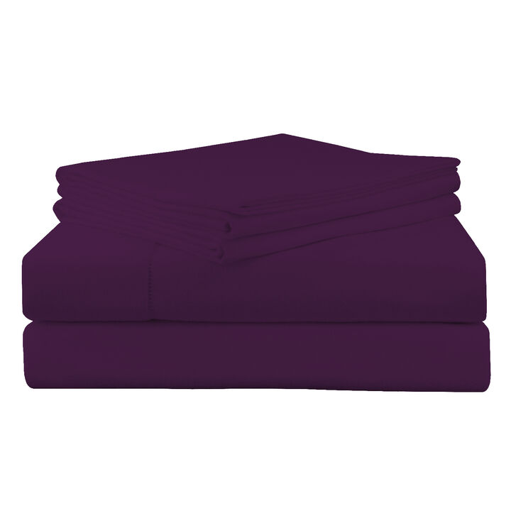 Pointehaven Super Heavy Weight 200 GSM 100% Soft Cotton Jensen Printed Flannel Deep Pocket 3 pc Sheet Set, Twin Extra Long