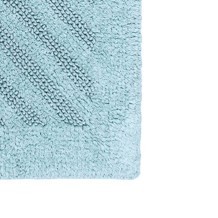 Knightsbridge Shooting Star 220 GSF Reversible Bath Rug 20 x 30 - Sage
