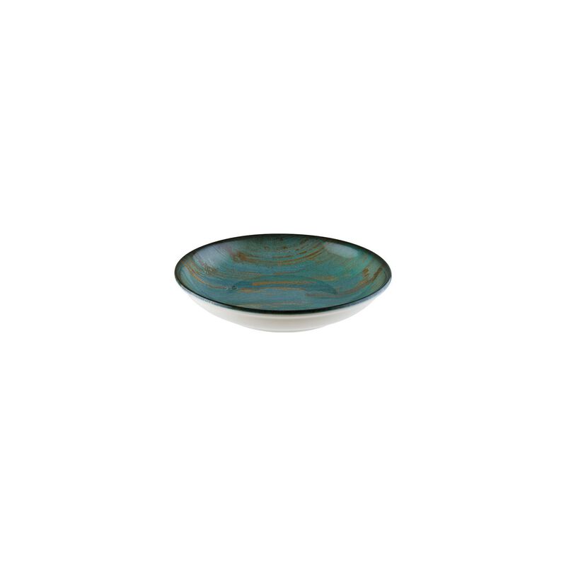 Madera dia.8" h:1.5" 17 oz. Round Decorated Porcelain Bowl (Set of 4)