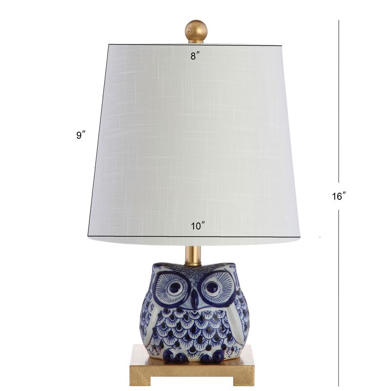 Justina Ceramic Mini LED Table Lamp