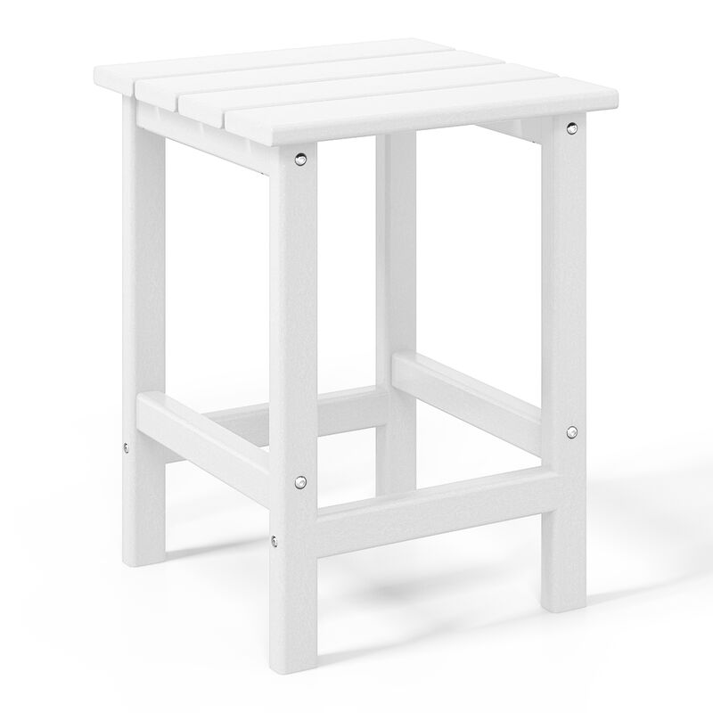WestinTrends Westintrends 14" square outdoor Side table for Adirondack chair