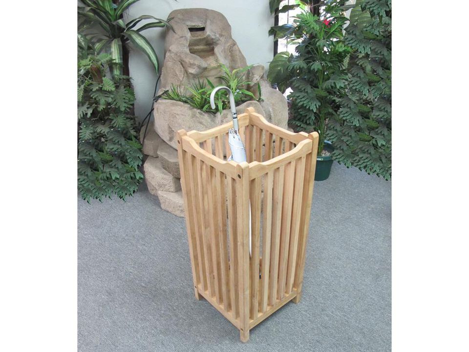 Teak Umbrella Stand