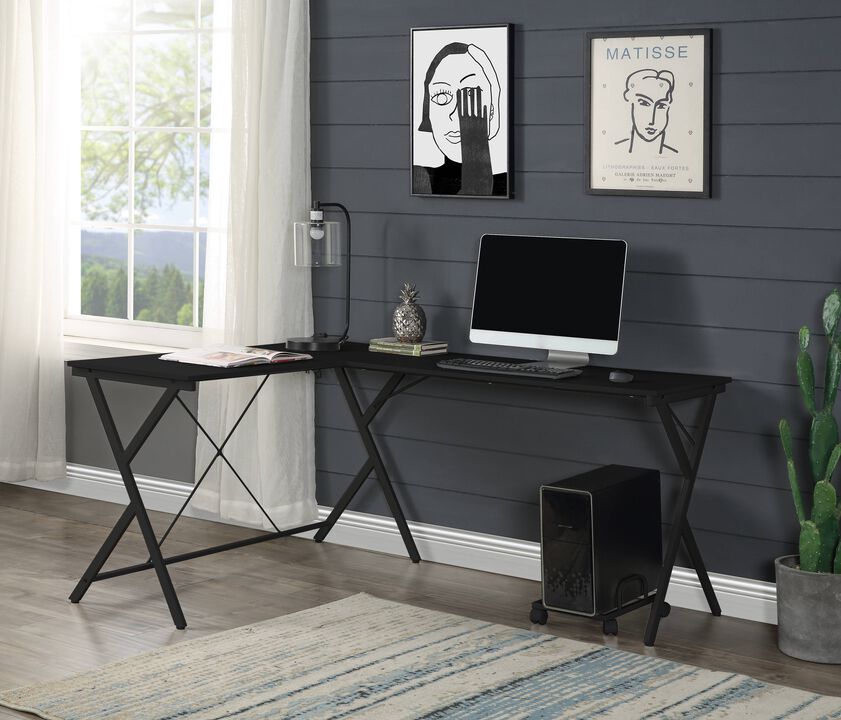 ACME Demas Computer Desk, Black Finish