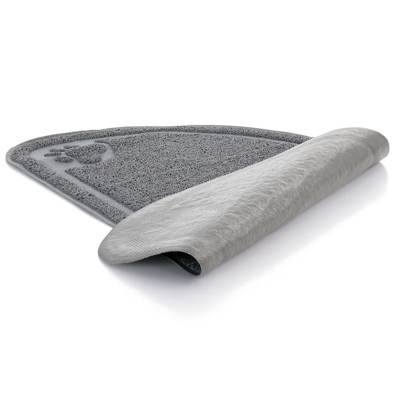 Gibson Home Pet Elements 14.2 x 23.6 Inch Paw Print Placemat in Grey