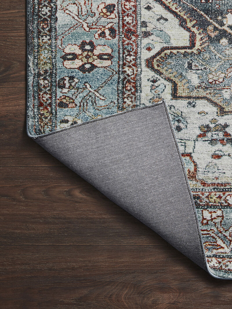 Margot MAT05 Ocean/Brick 7'6" x 9'6" Rug