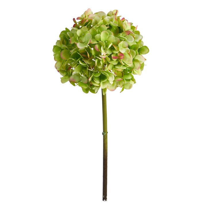 Nearly Natural 19-in Hydrangea Artificial Flower (Set of 3)