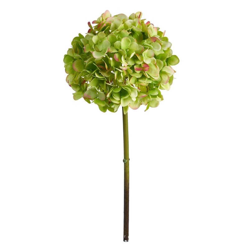 Nearly Natural 19-in Hydrangea Artificial Flower (Set of 3)