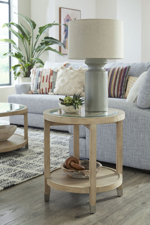 Maddox Round End Table