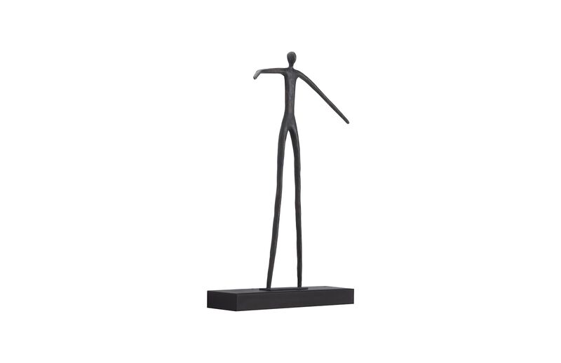 Moveable Man on Short Shelf Standing