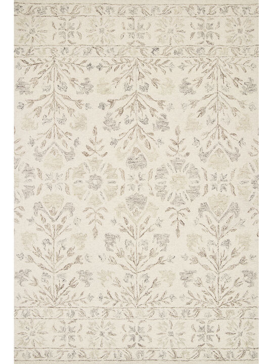 Norabel NOR02 Ivory/Neutral 7'9" x 9'9" Rug