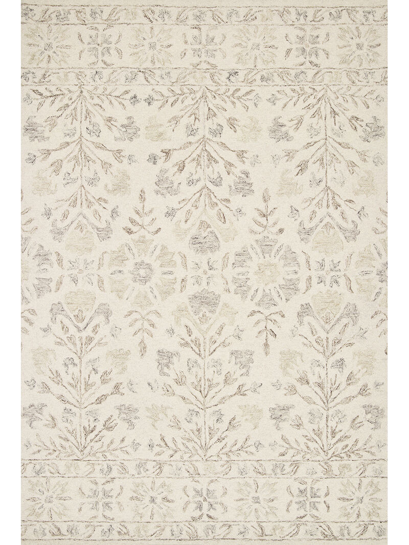 Norabel NOR02 Ivory/Neutral 7'9" x 9'9" Rug