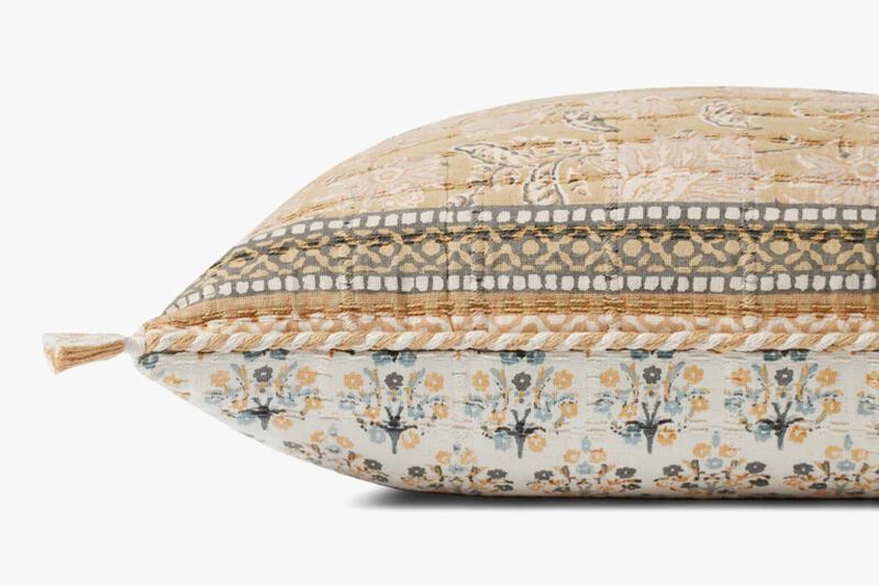 PLL0116 Wheat/Multi 16''x26'' Down Pillow