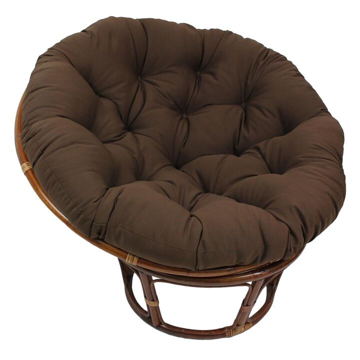 Blazing Needles 52-inch Solid Twill Papasan Cushion (Fits 50-inch Papasan Frame)  93302-52-TW-CH