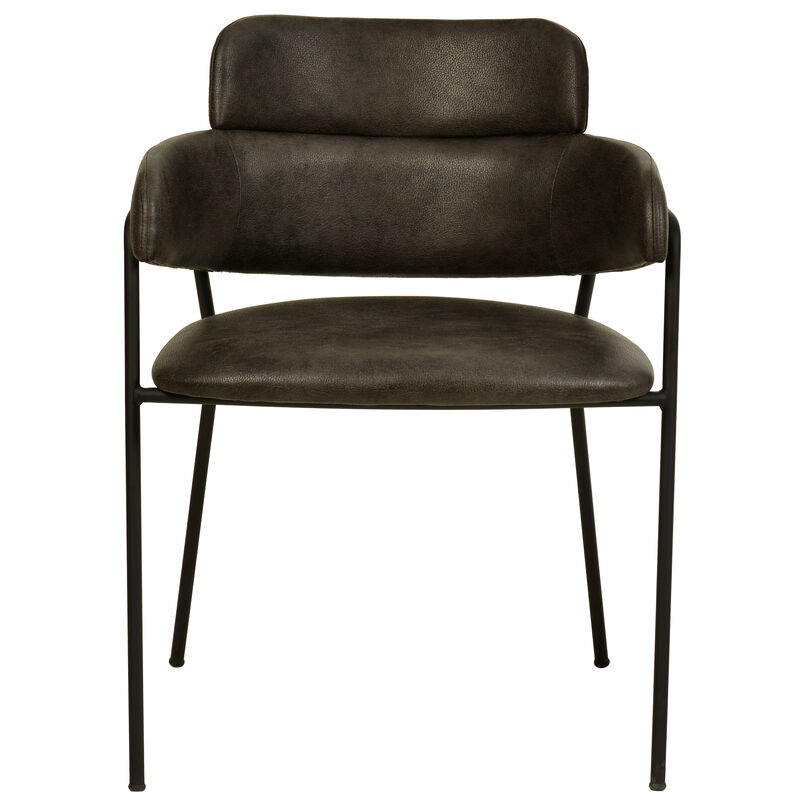 LeisureMod Axis Collection Modern Dining Chair - Set of 2