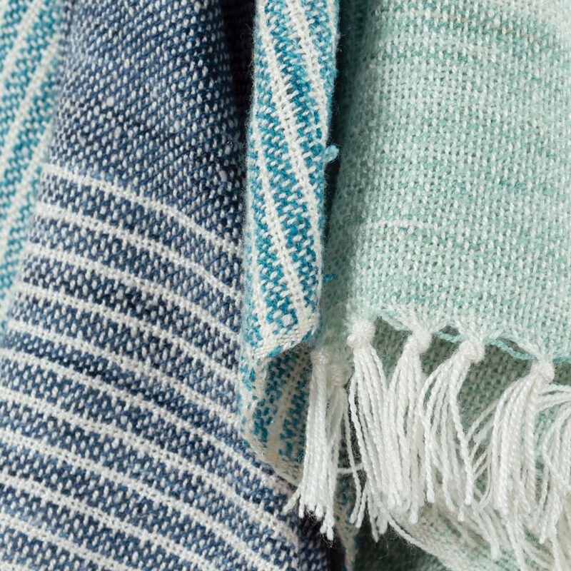 Blue/Green 50" x 60" Throw Blanket