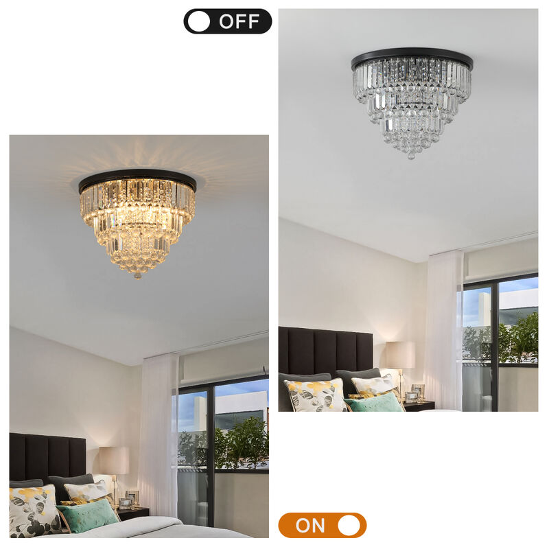 Modern Black Crystal Chandeliers for Every Room
