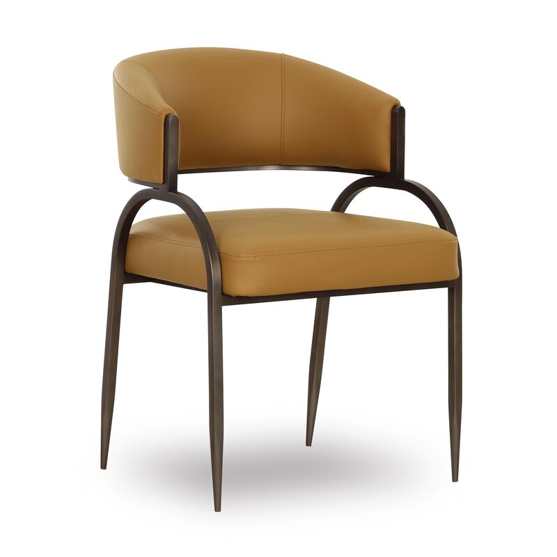 Tatum Cream Performance Vegan Leather Dining Chair