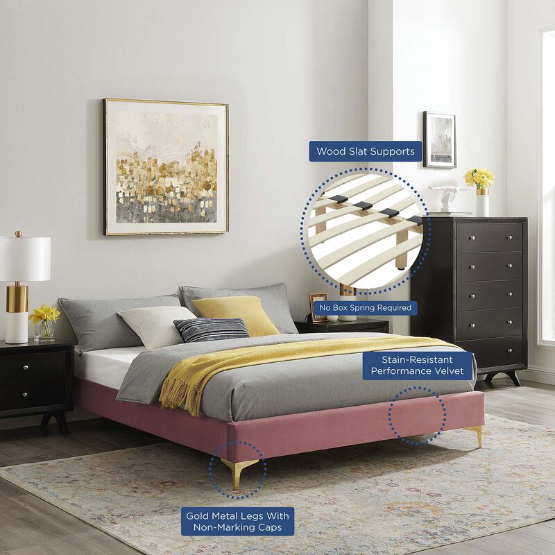 Modway - Novi Performance Velvet King Bed