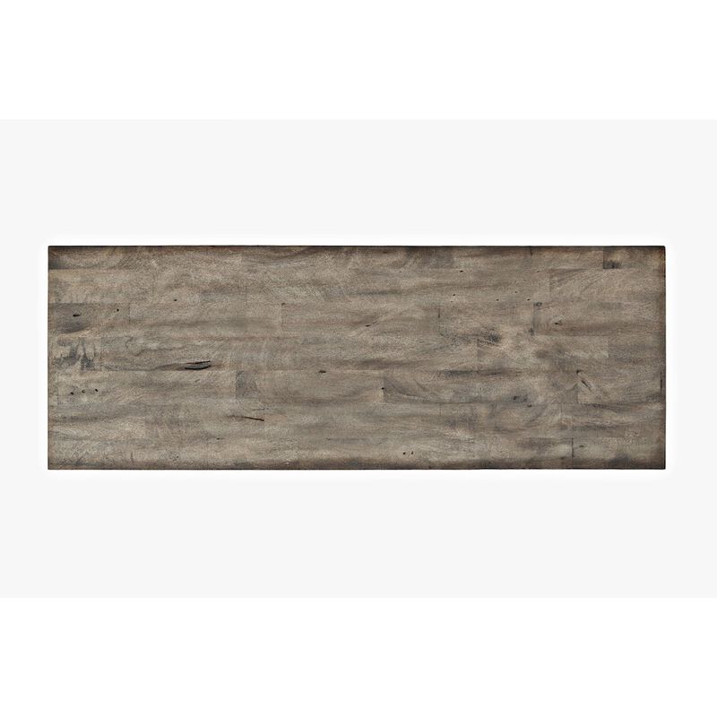 Jofran Mulholland Drive 56 Modern Distressed Solid Wood Coffee Table