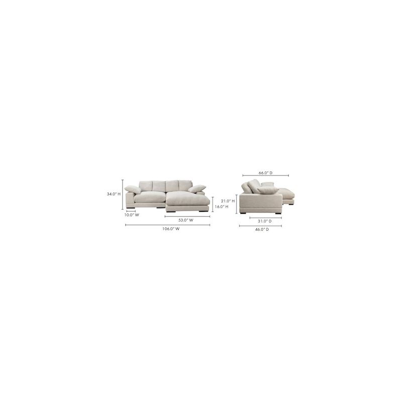 Moe's Home Collection Plunge Sectional