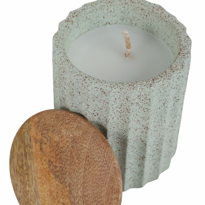 4" Blue Ridge Pot Wood Candle