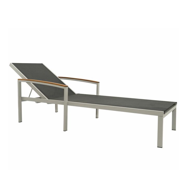 Carolina Living Braylee Reclining Chaise Lounge - Black
