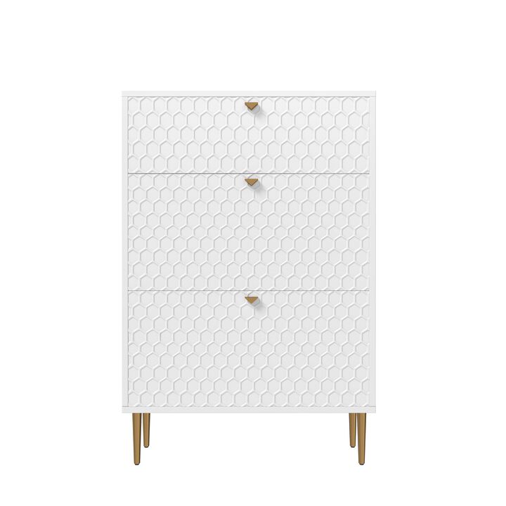 Black MDF Shoe Storage Cabinet (24-Pair)