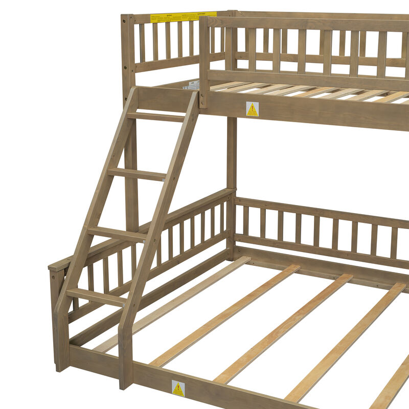 Merax Bunk Bed with Ladder and Guardrails