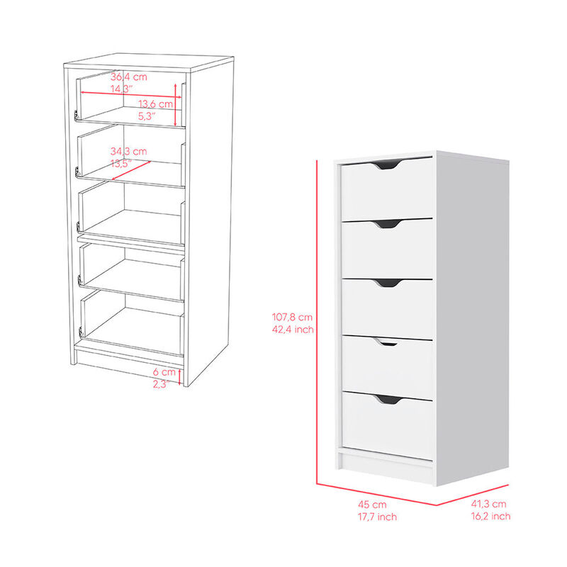Kamran Dresser, Bedroom, White