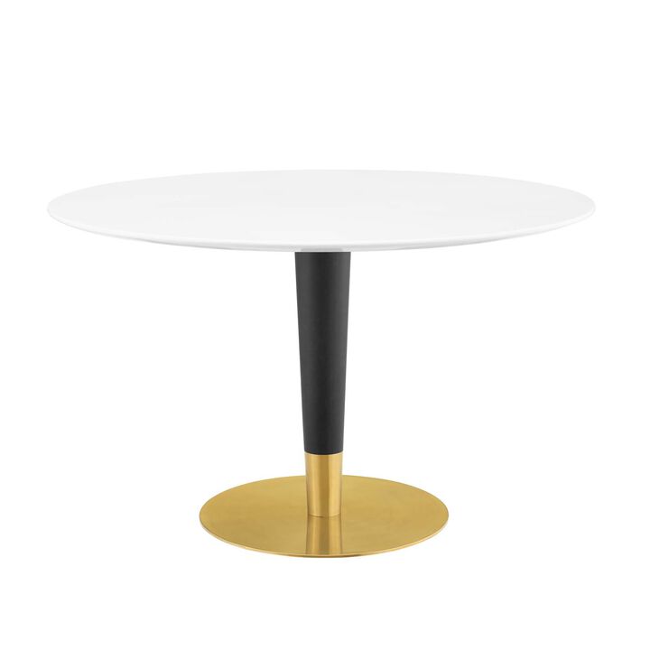 Modway - Zinque 47" Dining Table Gold White