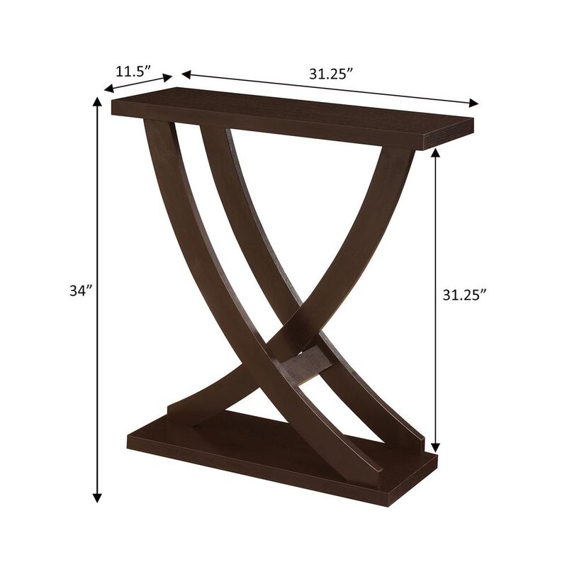 Convience Concept, Inc. Newport Criss-Cross Console Table