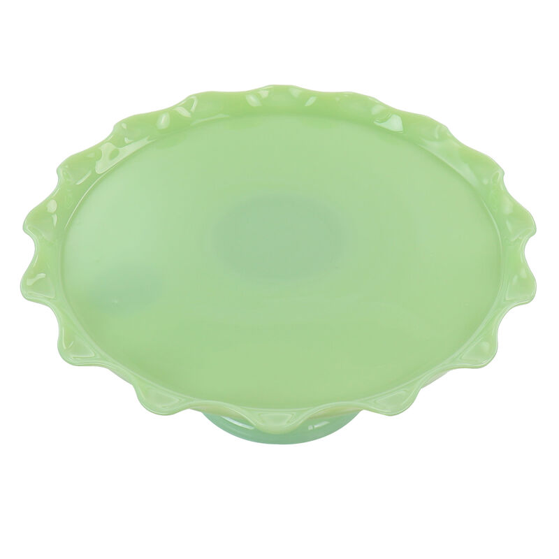 Martha Stewart Jadeite Glass Cake Stand