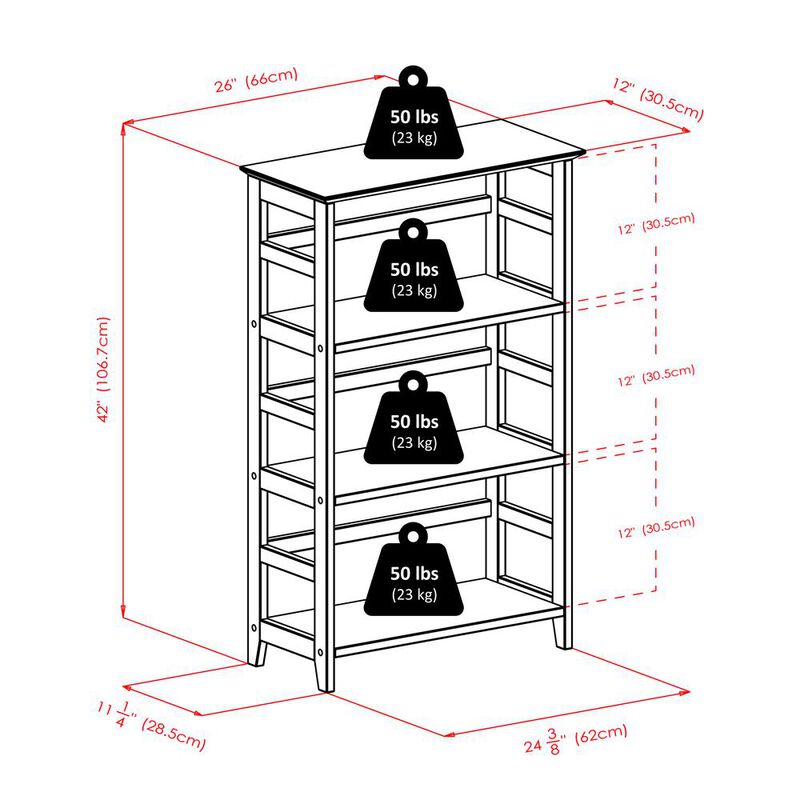 Studio Bookshelf 3-tier