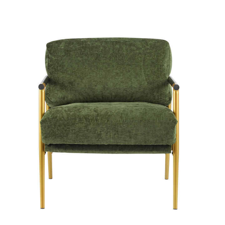 Merax Modern Accent Chair with Plush Cushions