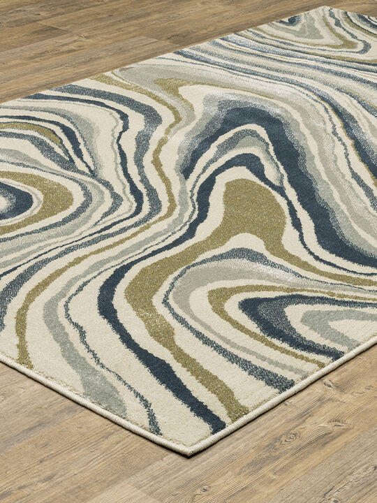 Branson 1'10" x 7'3" Ivory Rug