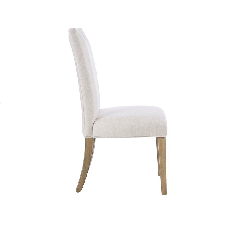 Gracie Mills Cortez Solid Dining Chair Set with Ruber Wood Legs (Set of 2)