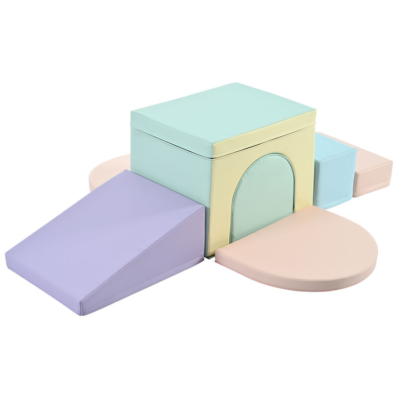 Merax Soft Play Equipment Climb and Crawl Playground