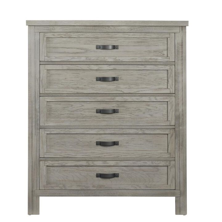 Soho Baby Hanover 5 Dr Chest Oak Gray