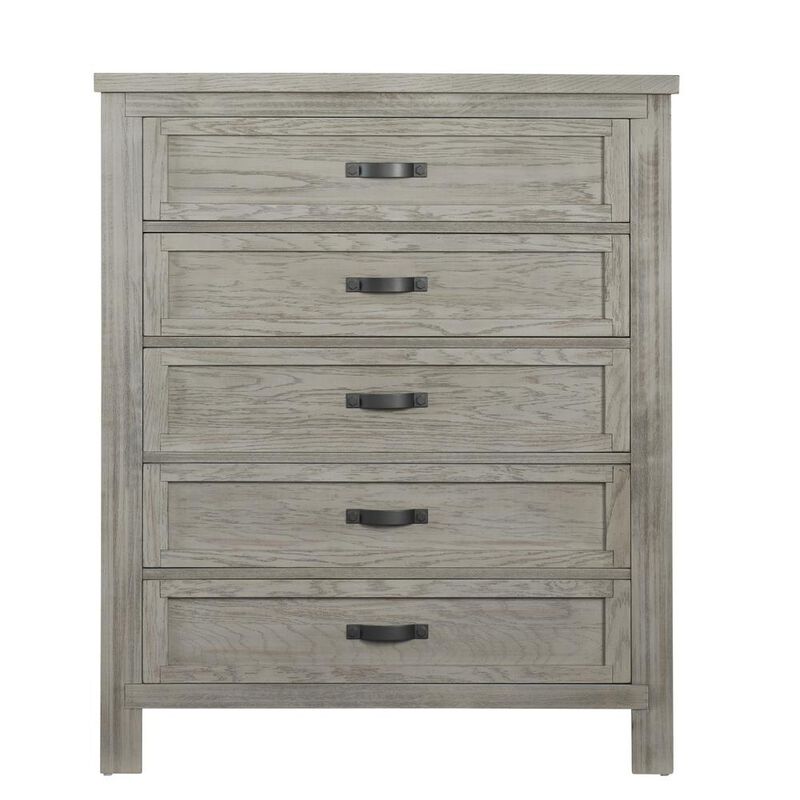 Soho Baby Hanover 5 Dr Chest Oak Gray