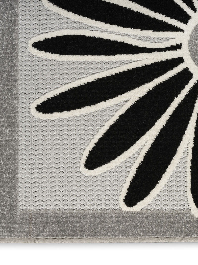 Aloha ALH33 Black/White 9' x 12' Rug