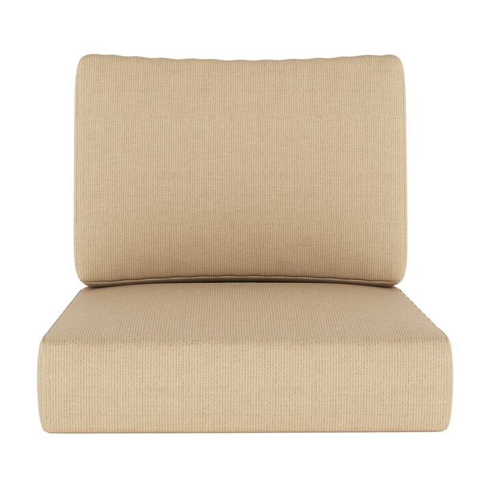 Outdoor/Indoor Sunbrella 25 x 25.5 x 5 Deep Seating Seat/Back Cushion