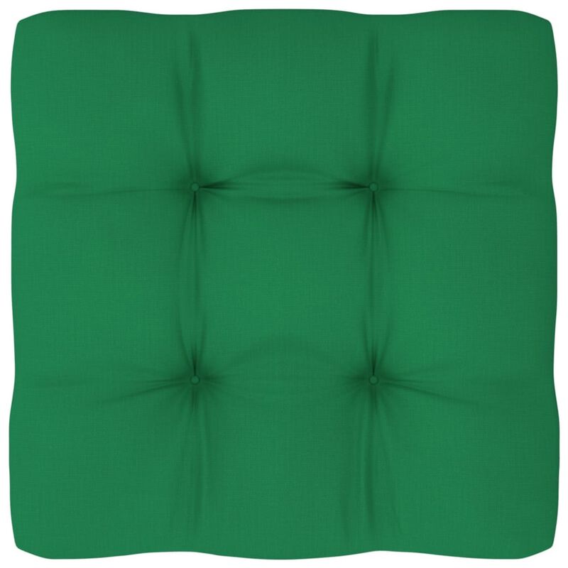 vidaXL Pallet Sofa Cushion Green 31.5"x31.5"x4.7"