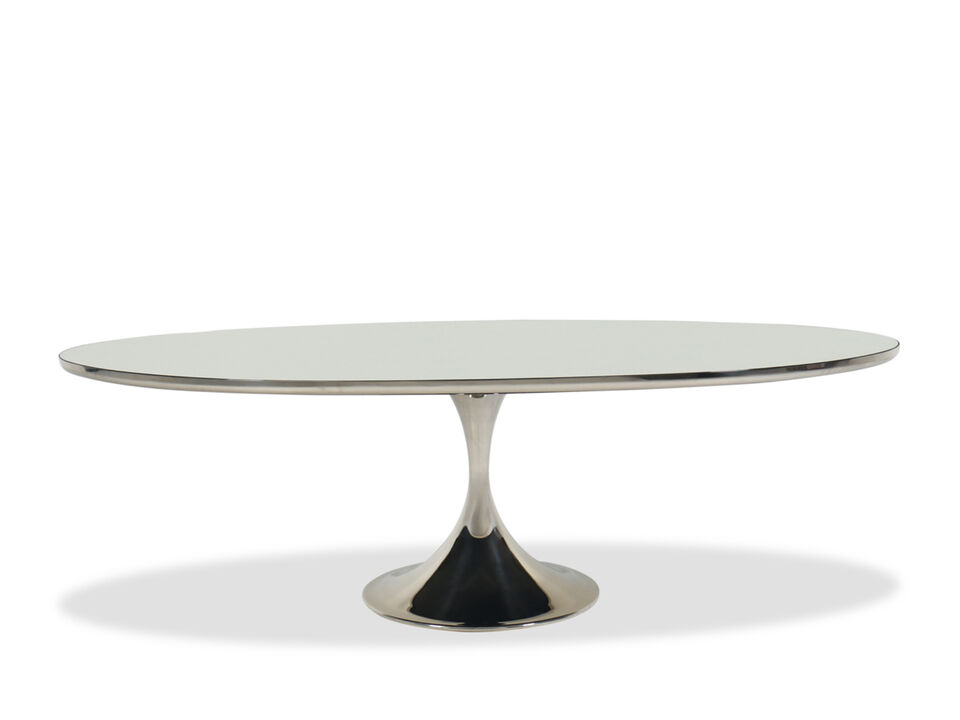 Semper 96" Oval Pedestal Table