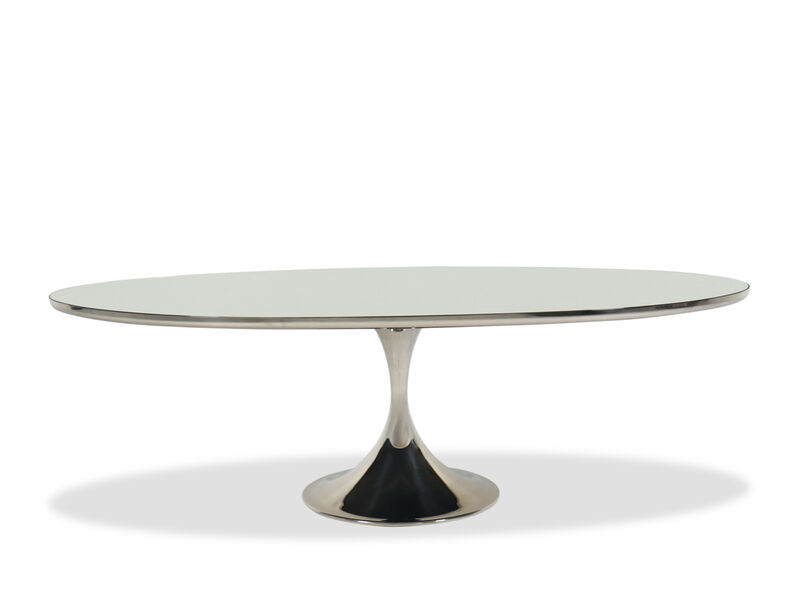 Semper 96" Oval Pedestal Table